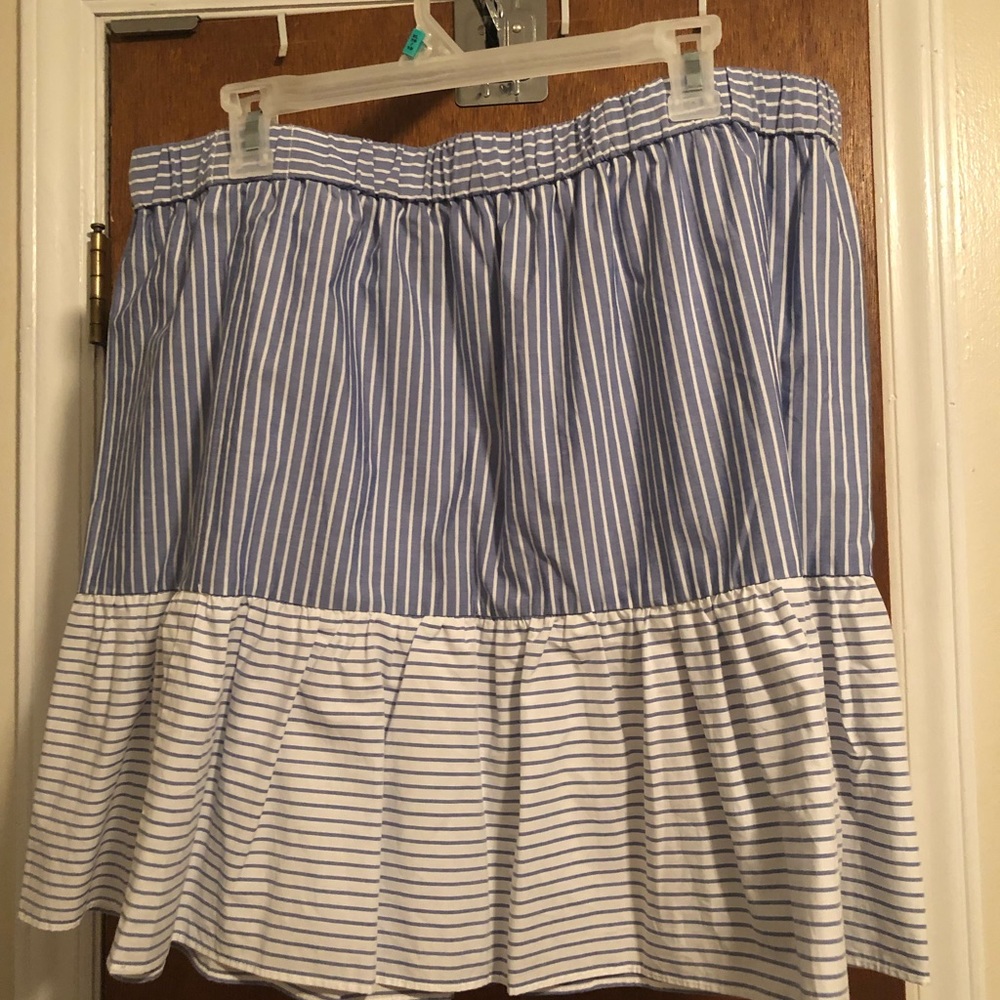 2 layer ruffled skirt